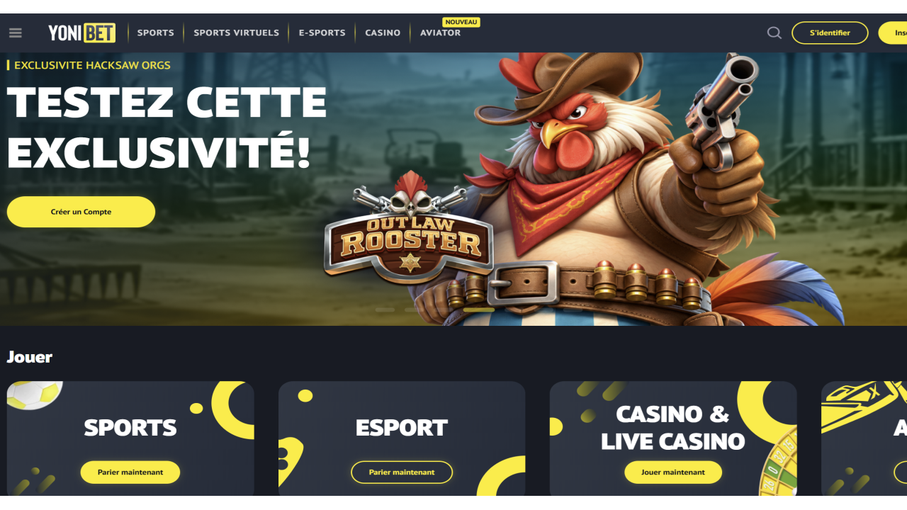 Yonibet website